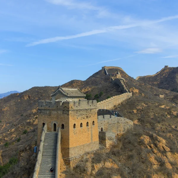 Majestoso grande parede de china — Fotografia de Stock