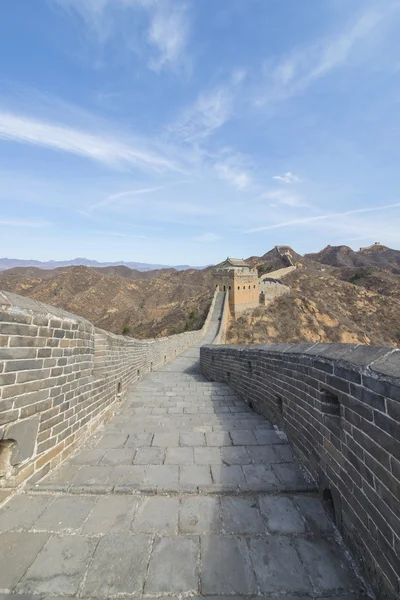 Majestoso grande parede de china — Fotografia de Stock