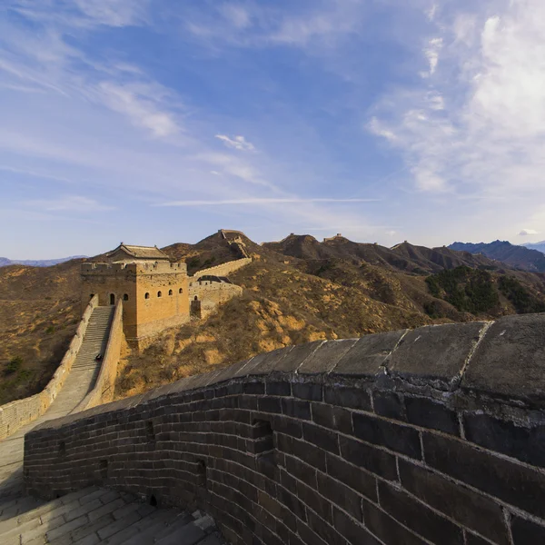 Majestueuse grande muraille de Chine — Photo