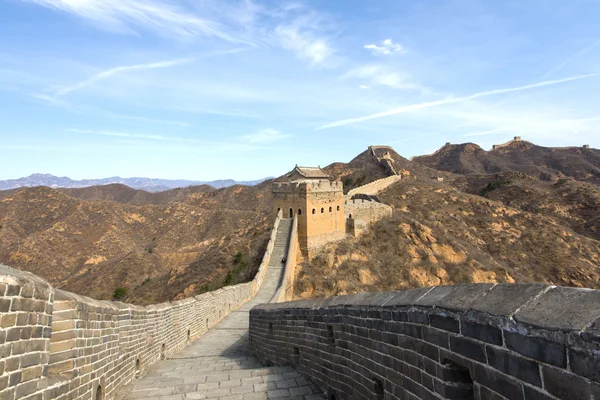 Majestoso grande parede de china — Fotografia de Stock