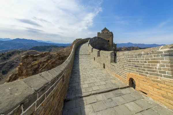 Majestoso grande parede de china — Fotografia de Stock