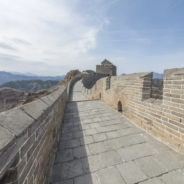 Majestoso grande parede de china — Fotografia de Stock