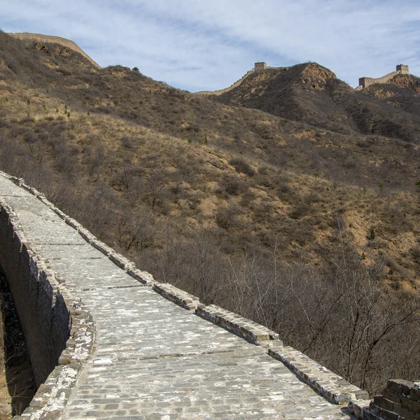 Majestoso grande parede de china — Fotografia de Stock