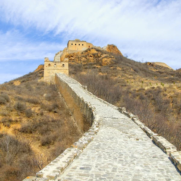 Majestoso grande parede de china — Fotografia de Stock