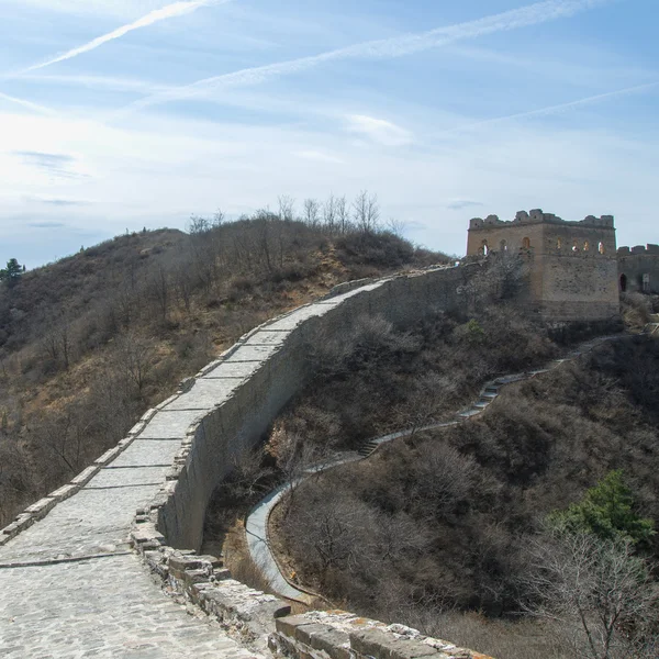 Majestueuze grote muur van China — Stockfoto