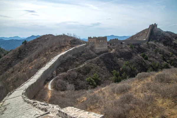 Majestueuse grande muraille de Chine — Photo
