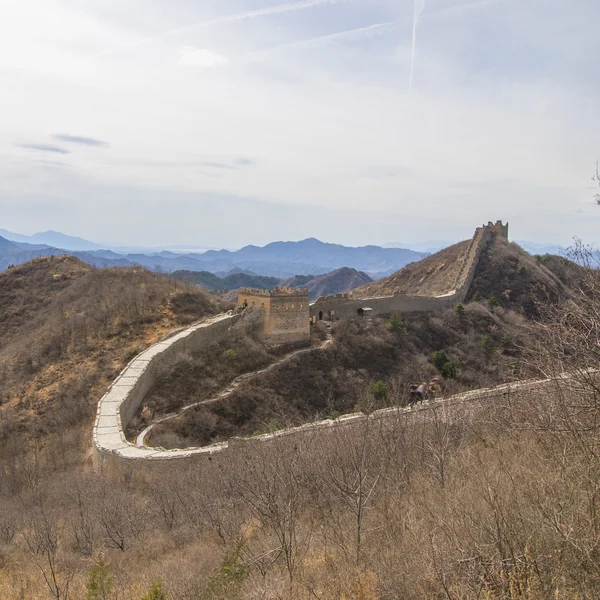 Majestueuse grande muraille de Chine — Photo