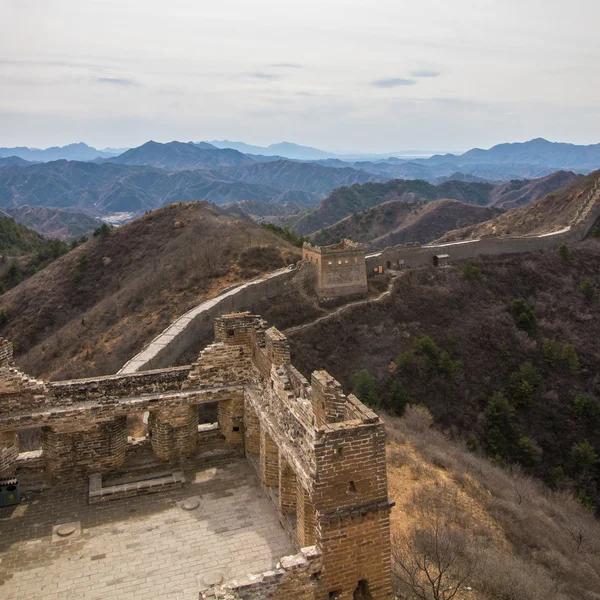 Μεγαλοπρεπές μεγάλο τείχος της Κίνας — Φωτογραφία Αρχείου