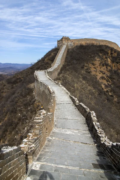 Majestoso grande parede de china — Fotografia de Stock