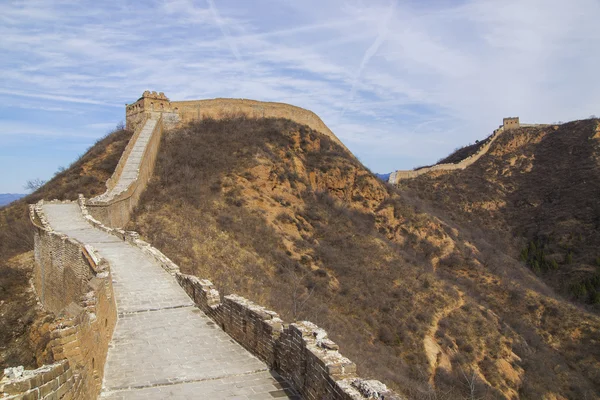 Majestoso grande parede de china — Fotografia de Stock