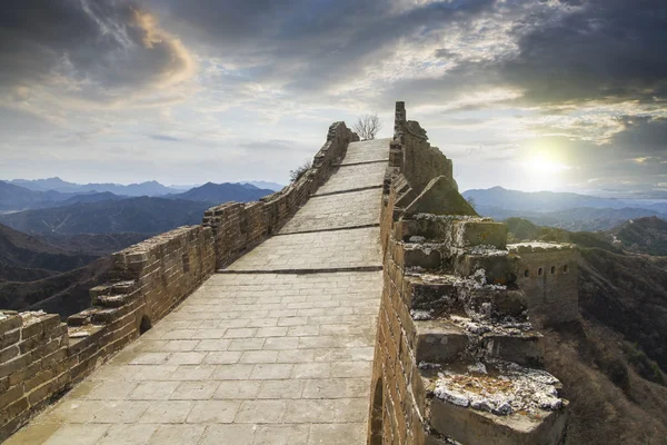 Majestueuse grande muraille de Chine — Photo