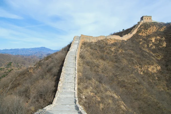 Majestueuze grote muur van China — Stockfoto