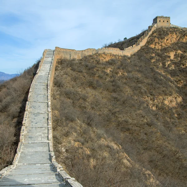 Marele Zid Majestic al Chinei — Fotografie, imagine de stoc
