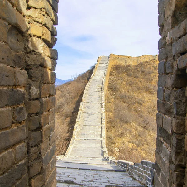 Majestuosa gran pared de china — Foto de Stock