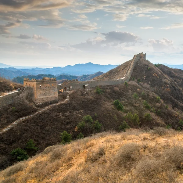 Majestueuse grande muraille de Chine — Photo