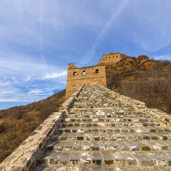 Majestueuse grande muraille de Chine — Photo