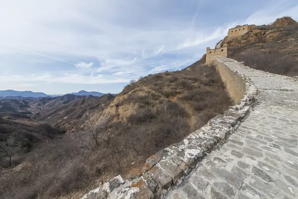 Велична велика стіна Китаю — стокове фото