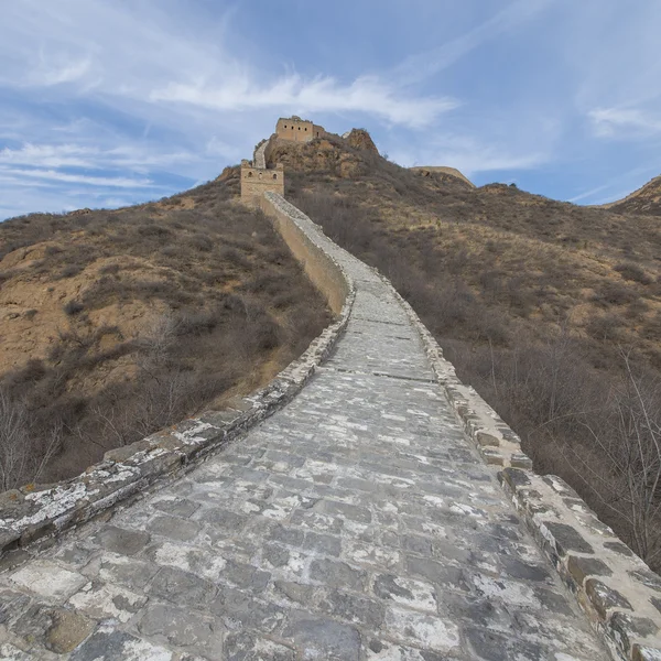 Majestoso grande parede de china — Fotografia de Stock