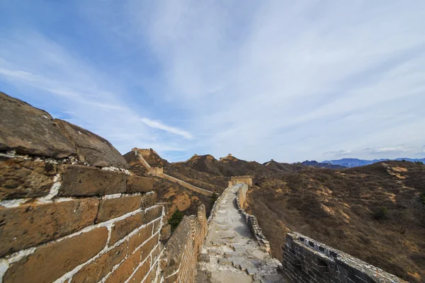 Majestueuse grande muraille de Chine — Photo