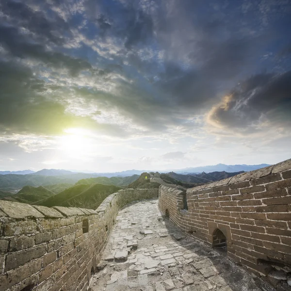 Majestueuze grote muur van China — Stockfoto