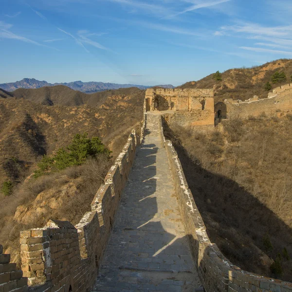 Majestoso grande parede de china — Fotografia de Stock