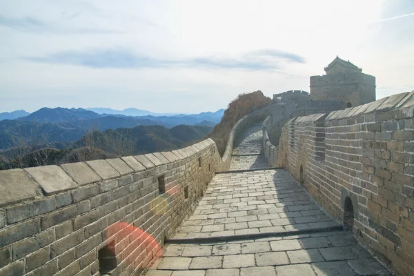 Majestoso grande parede de china — Fotografia de Stock