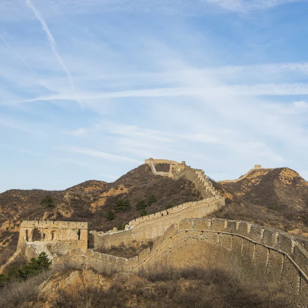 Maestoso grande muro di porcellana — Foto Stock