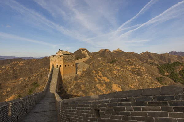 Majestoso grande parede de china — Fotografia de Stock