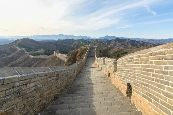 Majestueuse grande muraille de Chine — Photo