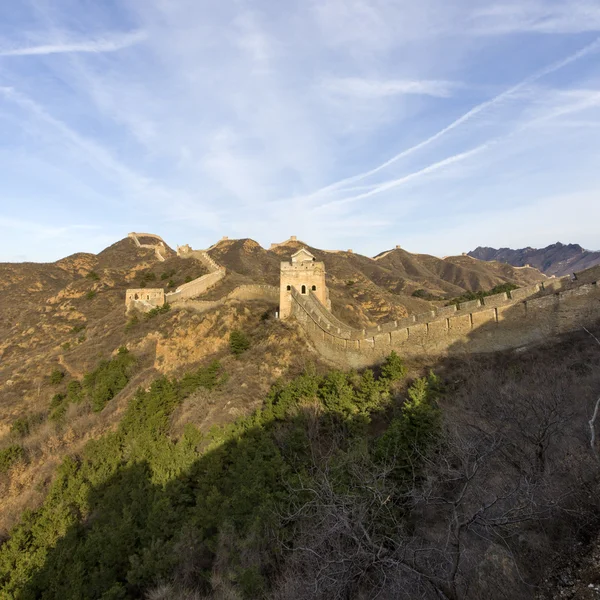 Majestoso grande parede de china — Fotografia de Stock