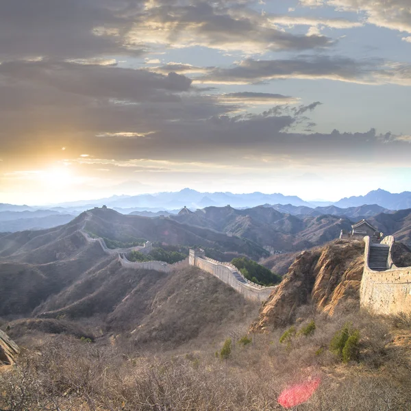 中国の壮大な万里の長城 — ストック写真