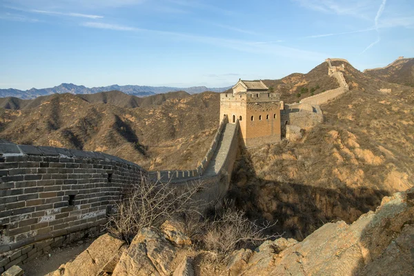 Majestoso grande parede de china — Fotografia de Stock