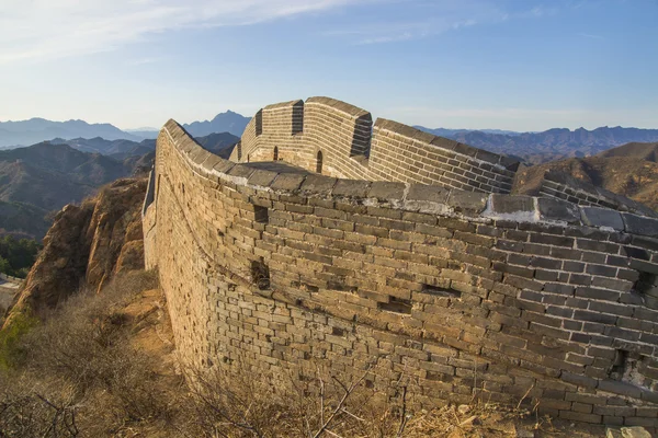 Majestoso grande parede de china — Fotografia de Stock