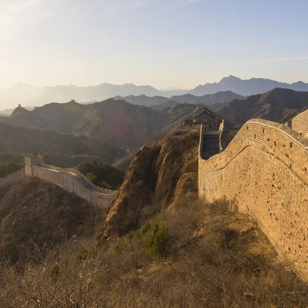 Majestueuze grote muur van China — Stockfoto