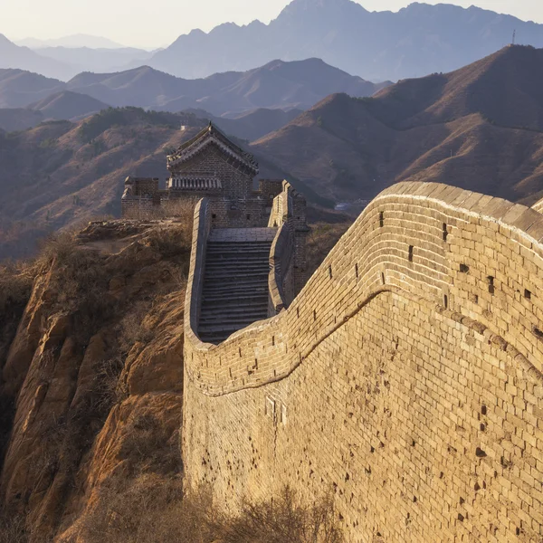 चीनची भव्य मोठी भिंत — स्टॉक फोटो, इमेज
