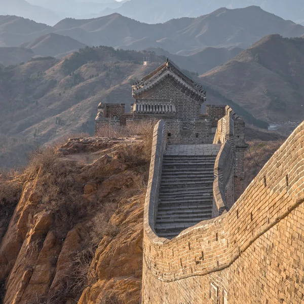 Majestueuse grande muraille de Chine — Photo