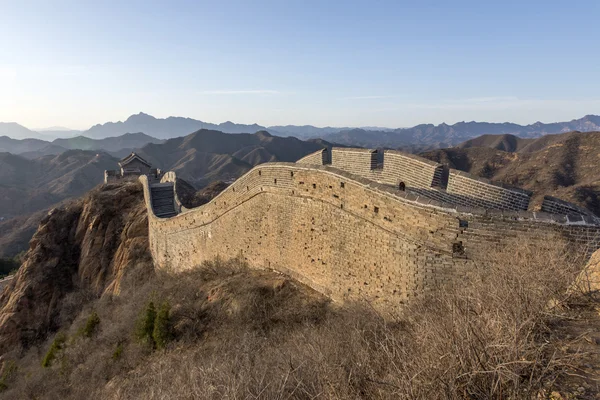 Majestueuse grande muraille de Chine — Photo