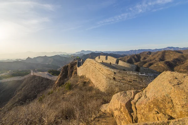 Majestueuse grande muraille de Chine — Photo