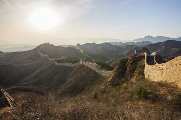 Majestueuze grote muur van China — Stockfoto