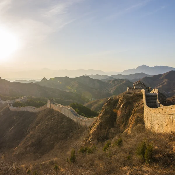 Majestueuse grande muraille de Chine — Photo