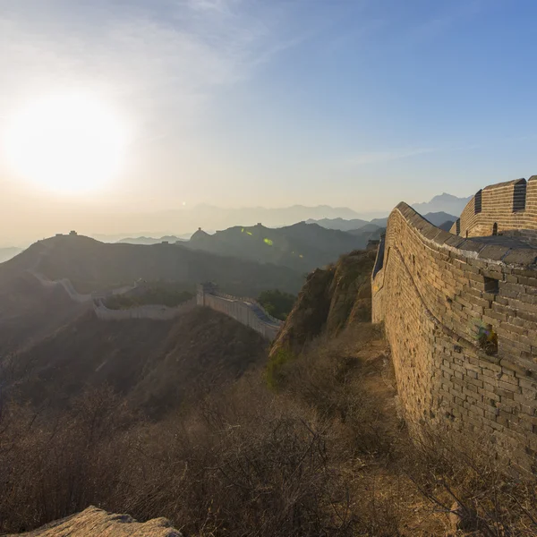 Majestueuze grote muur van China — Stockfoto