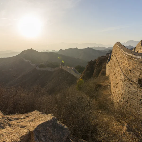 Majestueuze grote muur van China — Stockfoto