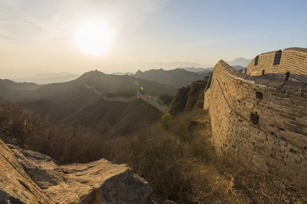 Majestueuse grande muraille de Chine — Photo