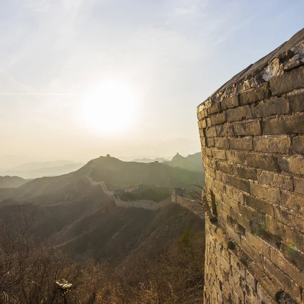 Majestueuze grote muur van China — Stockfoto