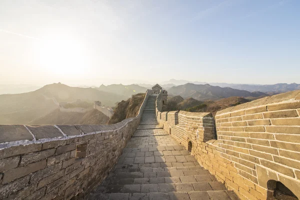 Majestueuze grote muur van China — Stockfoto