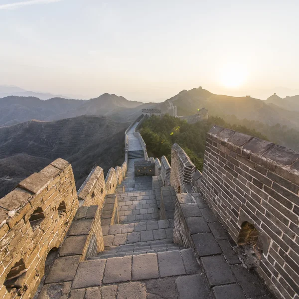 Majestueuze grote muur van China — Stockfoto