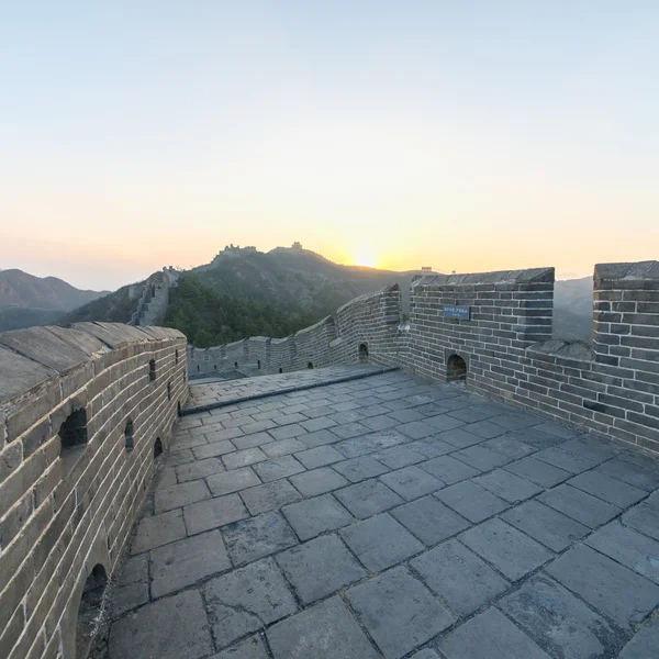 Majestueuze grote muur van China — Stockfoto