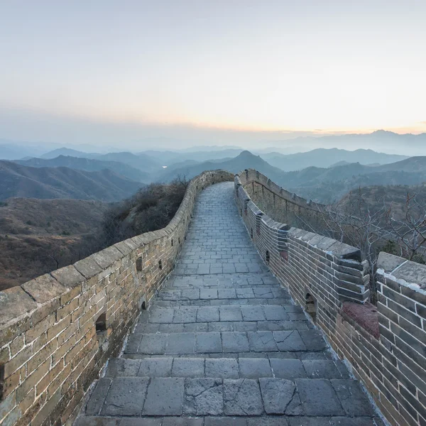 Majestueuse grande muraille de Chine — Photo