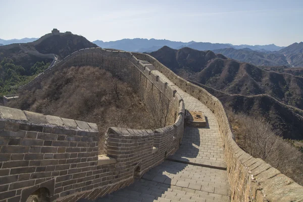 Majestoso grande parede de china — Fotografia de Stock