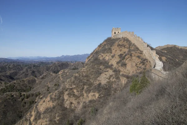 Majestoso grande parede de china — Fotografia de Stock